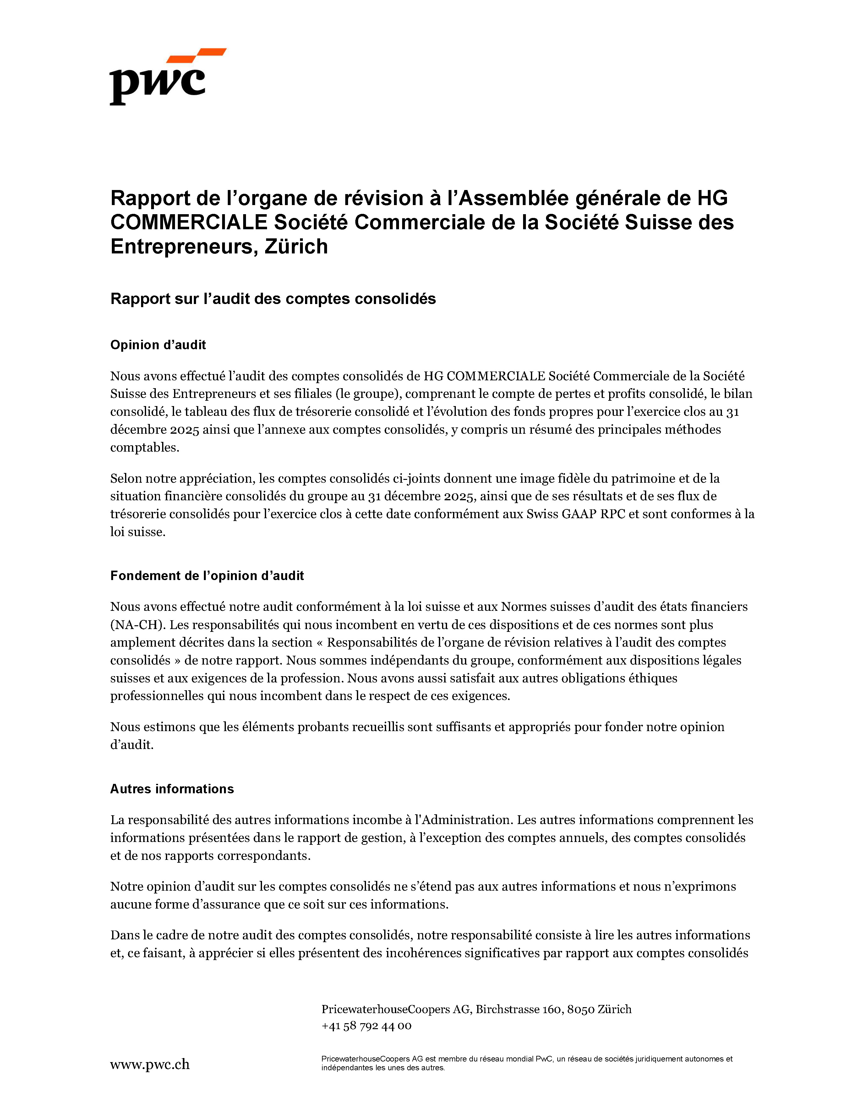 HGCG Konso Revisionsbericht 2025 FR Seite 1